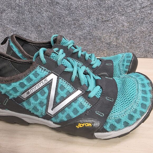 New Balance Minimus Trail Running Shoes Vibram Sole Green WT10CG Womens Size 7.5 - Picture 6 of 11